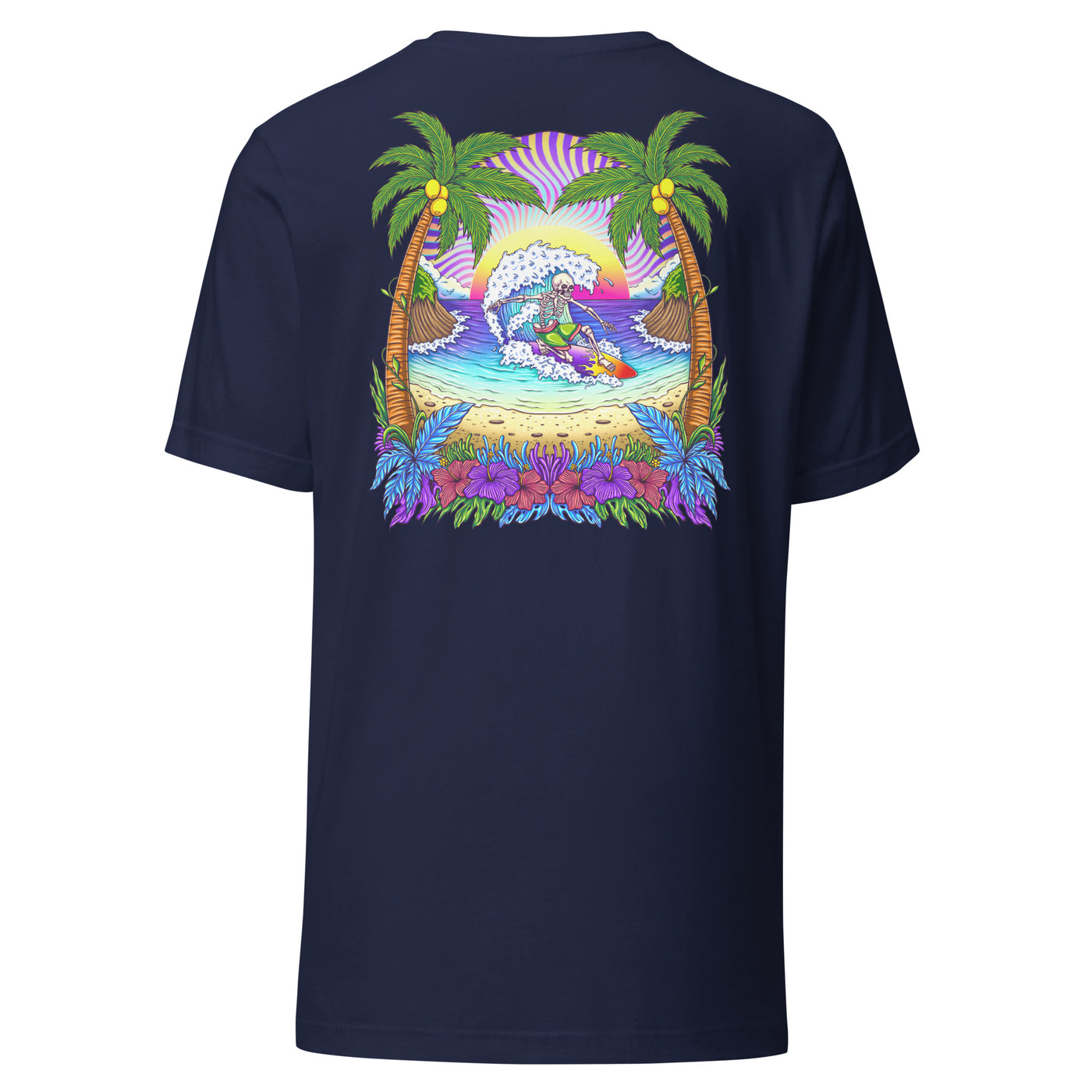 Trippy Surfer Sunset Unisex Tee