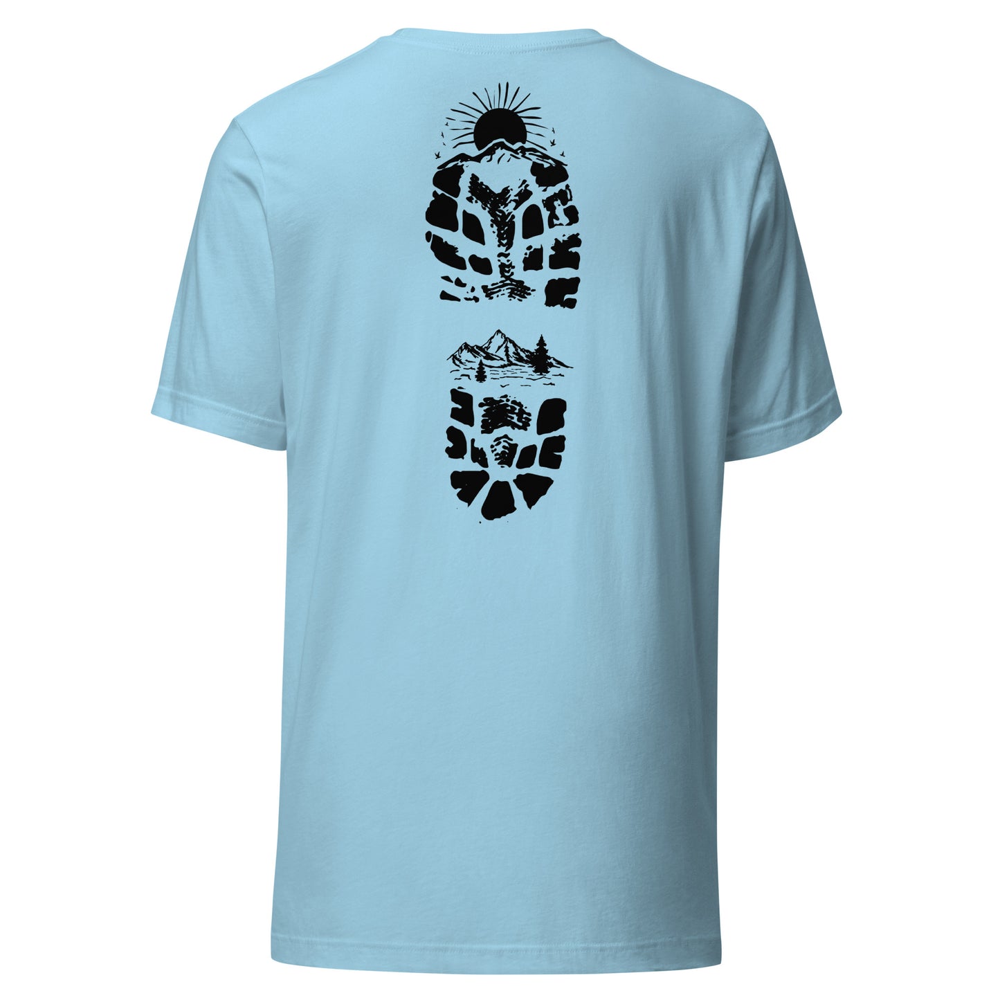 Hiking Bootprint Unisex Tee