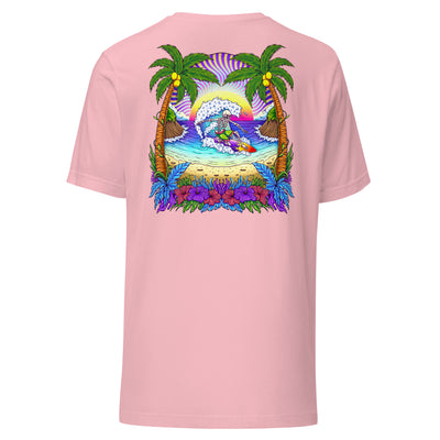 Trippy Surfer Sunset Unisex Tee