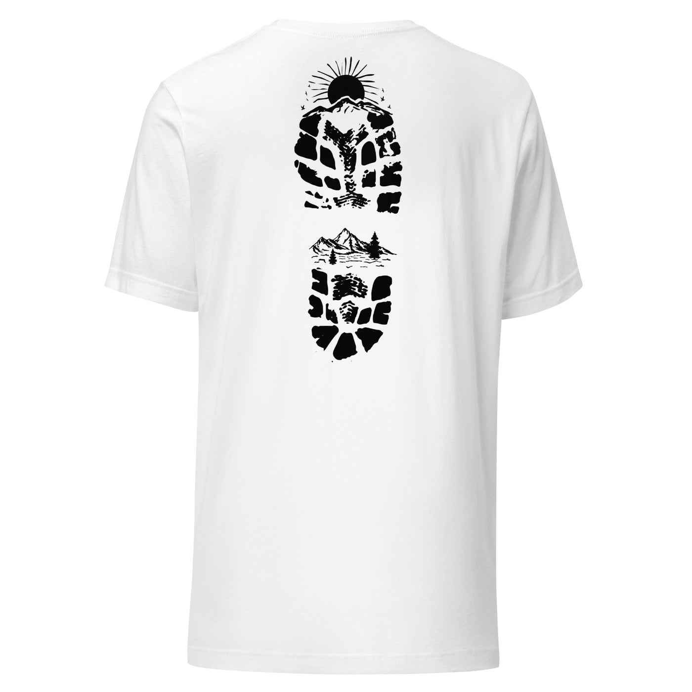 Hiking Bootprint Unisex Tee