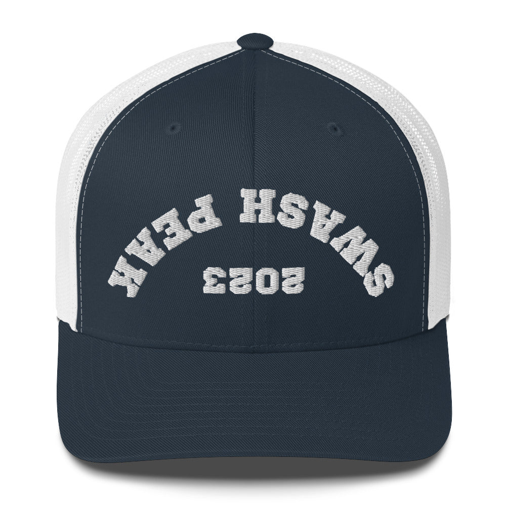 Upside Down Estd. 2023 Trucker Hat - Swash Peak