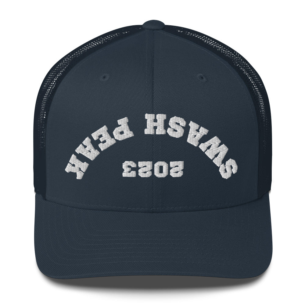 Upside Down Estd. 2023 Trucker Hat - Swash Peak