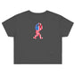 USA Sasquatch Cropped Tee - Swash Peak