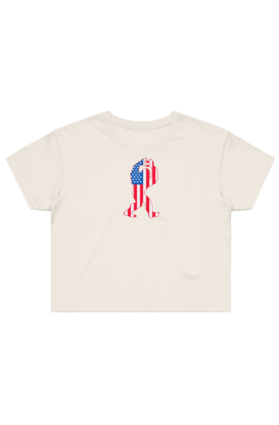 USA Sasquatch Cropped Tee - Swash Peak