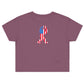 USA Sasquatch Cropped Tee - Swash Peak
