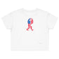 USA Sasquatch Cropped Tee - Swash Peak