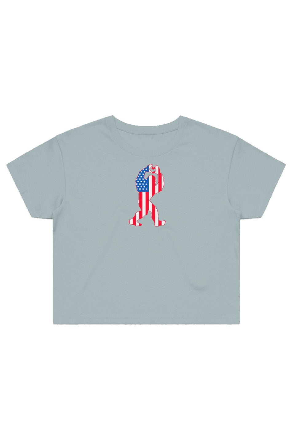 USA Sasquatch Cropped Tee - Swash Peak