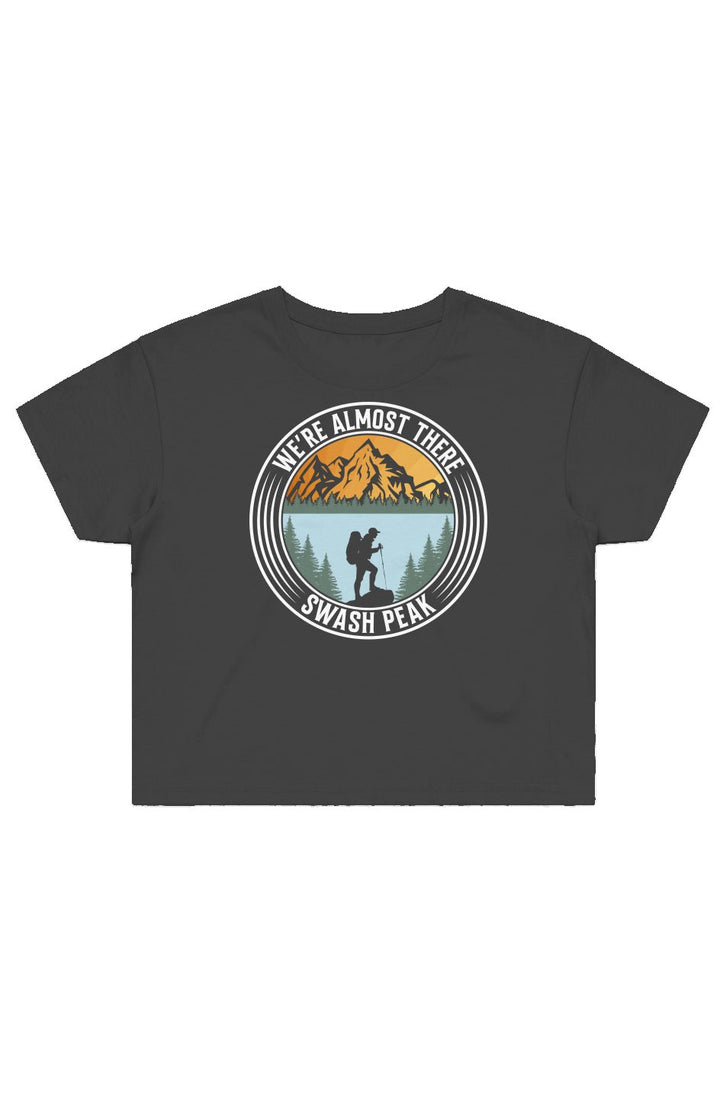 We're Almost There Cropped Tee - Swash Peak