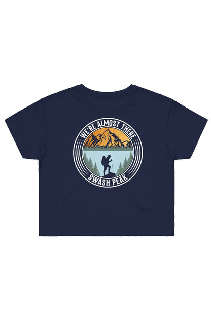 We're Almost There Cropped Tee - Swash Peak