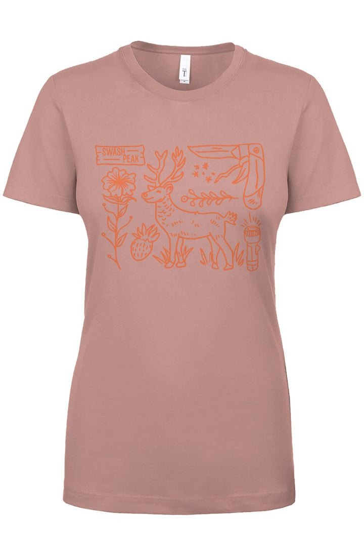 Wild Deer Women's Tee - Swash Peak