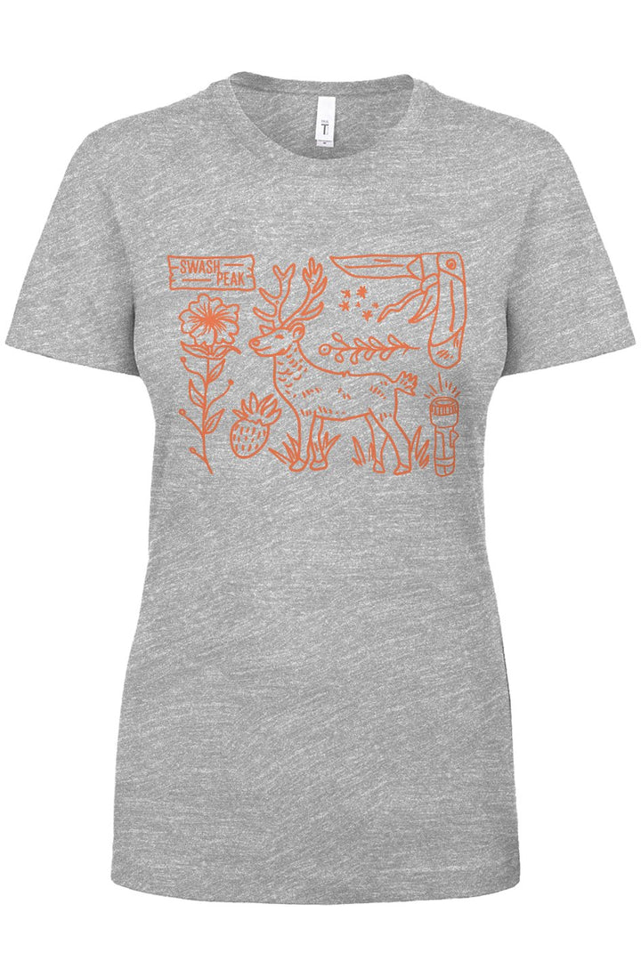 Wild Deer Women's Tee - Swash Peak